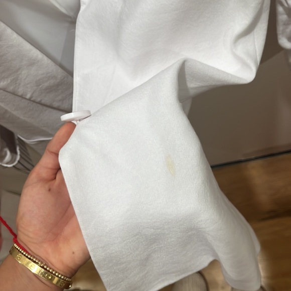 Alice & Olivia White Linen Blazer - Picture 7 of 7